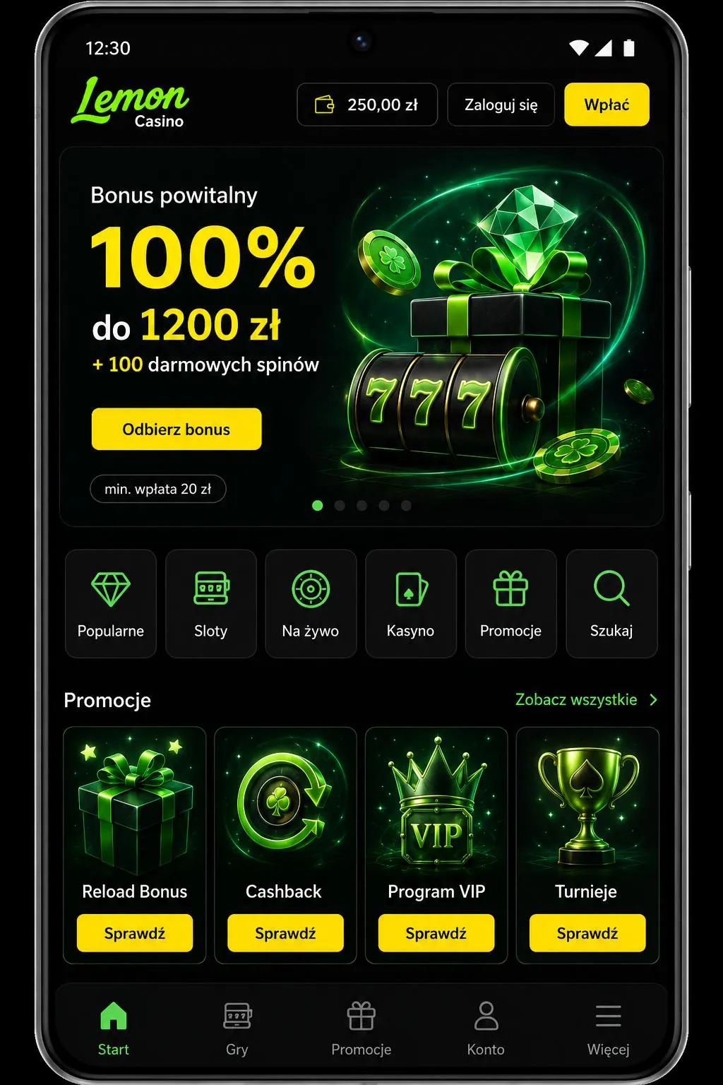 Pobieranie Lemon Casino APK na Androidzie — Lemon Casino aplikacja